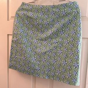 Vintage Vineyard Vines Starfish Print Skirt